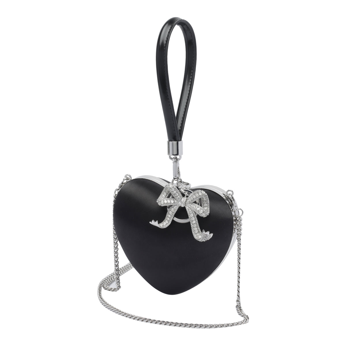 Self Portrait Bags Black Polyester Elastan