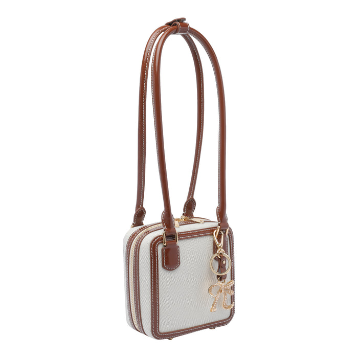Self Portrait Bags Beige Fabric