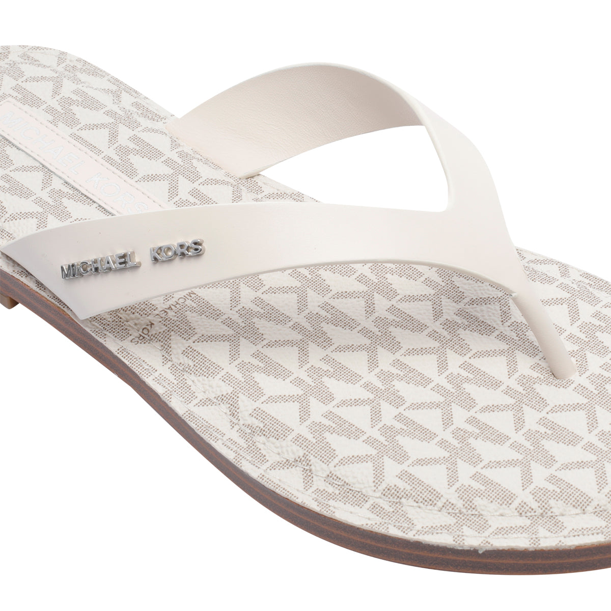Michael Kors Sandals White Calf Leather/rubber Sole
