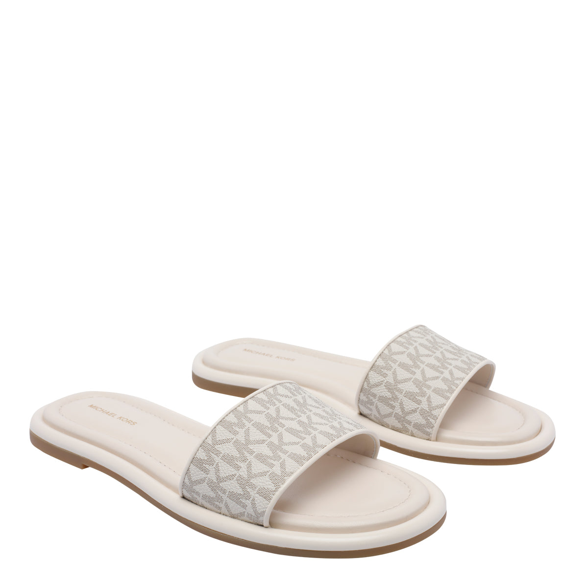 Michael Kors Sandals White Rubber/rubber Sole