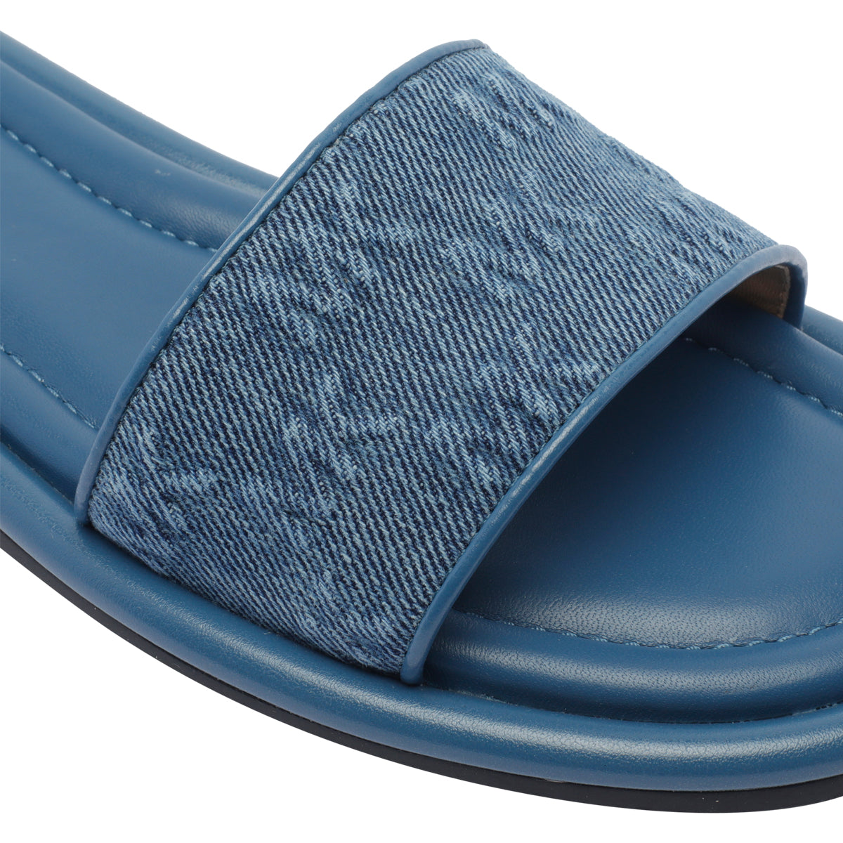 Michael Kors Sandals Blue Fabric/rubber Sole