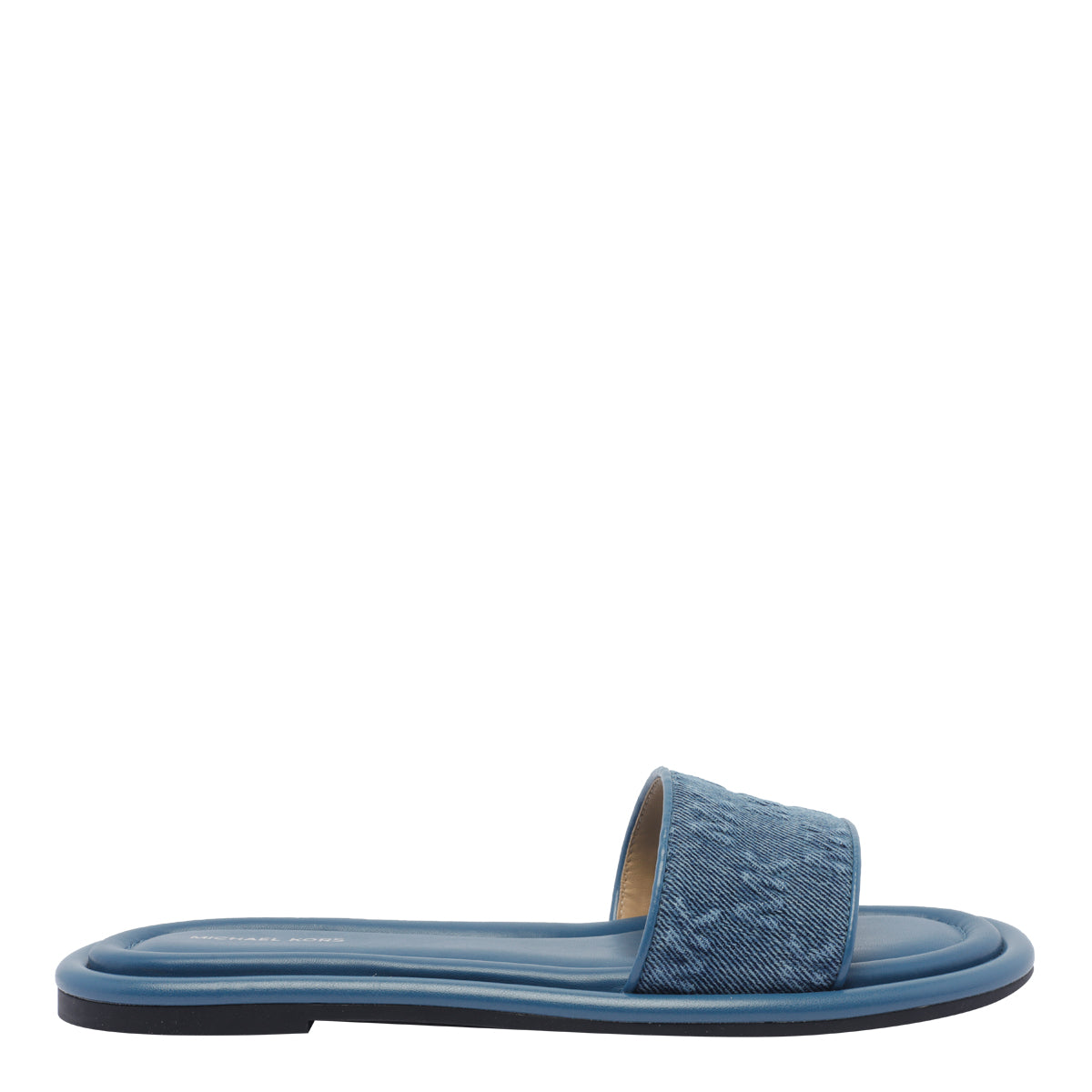 Michael Kors Sandals Blue Fabric/rubber Sole