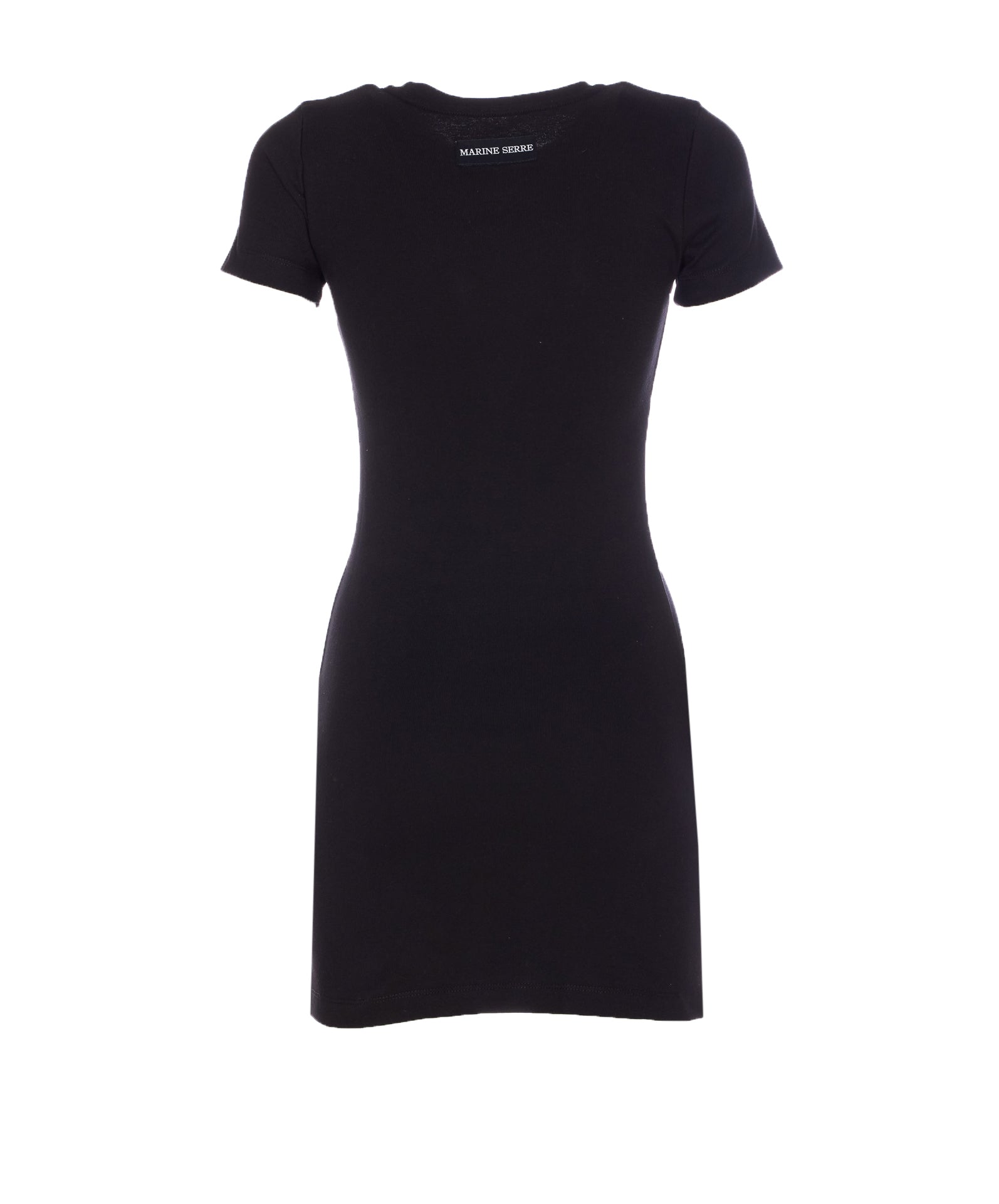 Marine Serre Dresses Black Organic Cotton
