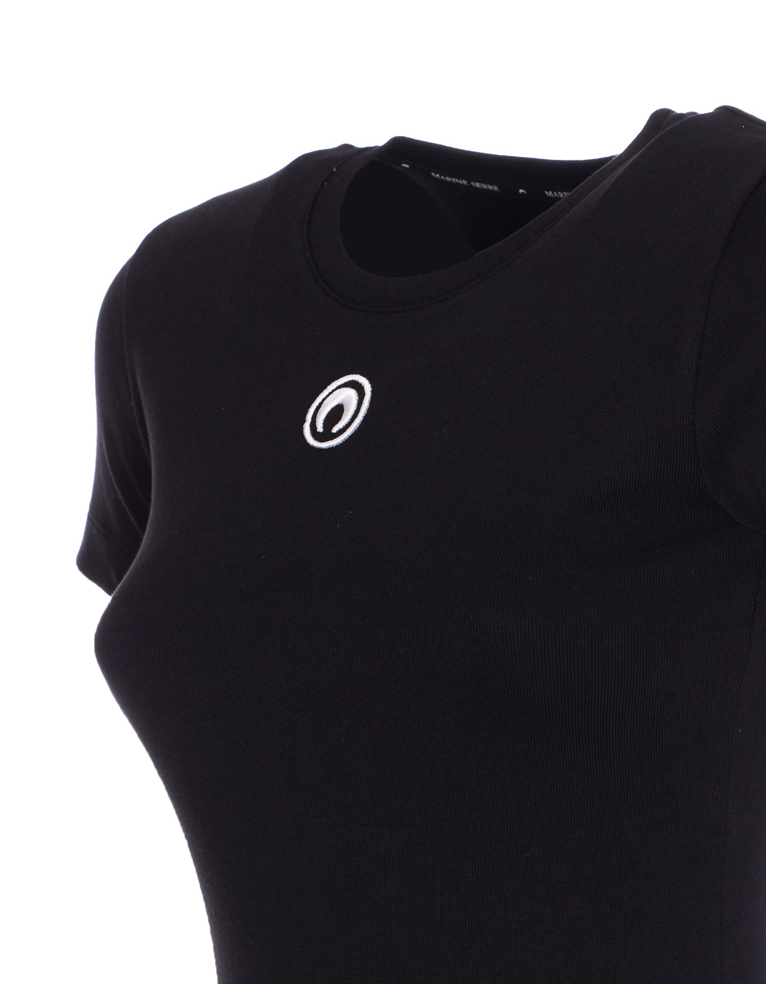 Marine Serre Dresses Black Organic Cotton