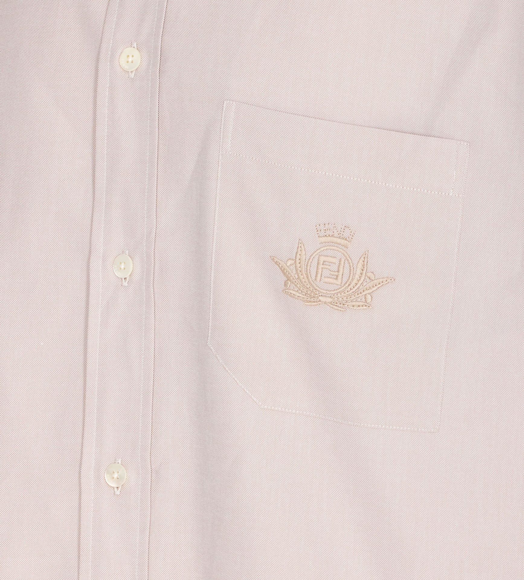 Fendi Shirts Beige Cotton