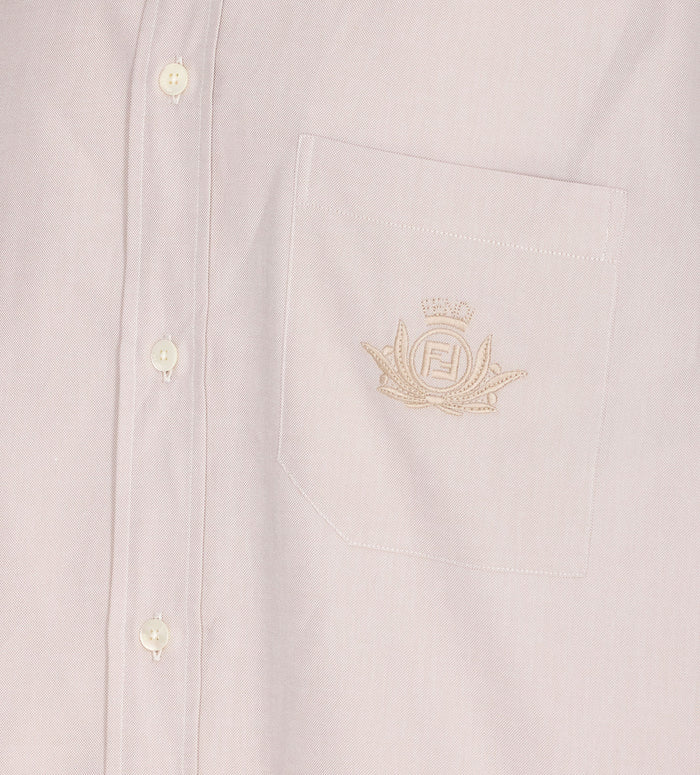Fendi Shirts Beige Cotton