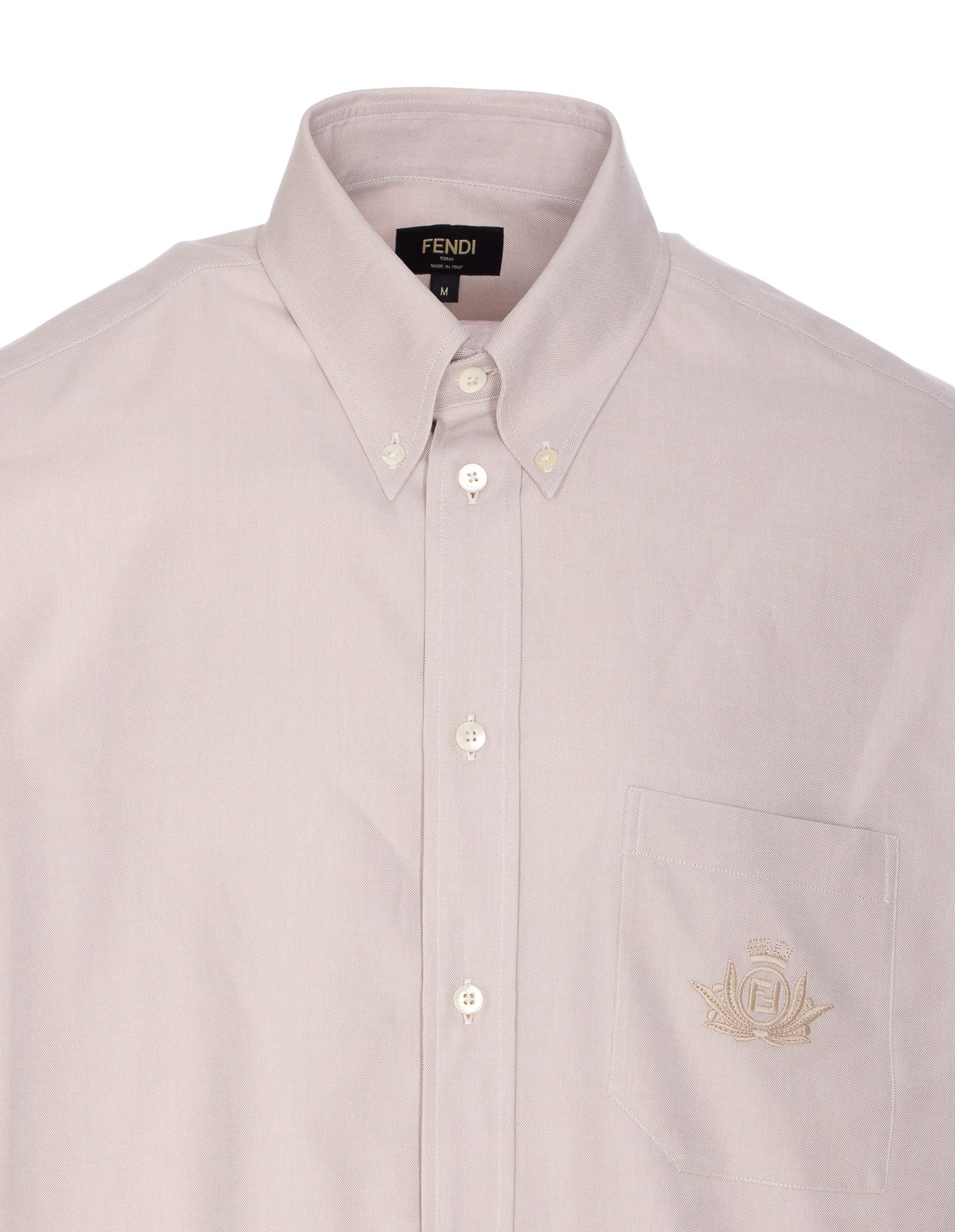 Fendi Shirts Beige Cotton