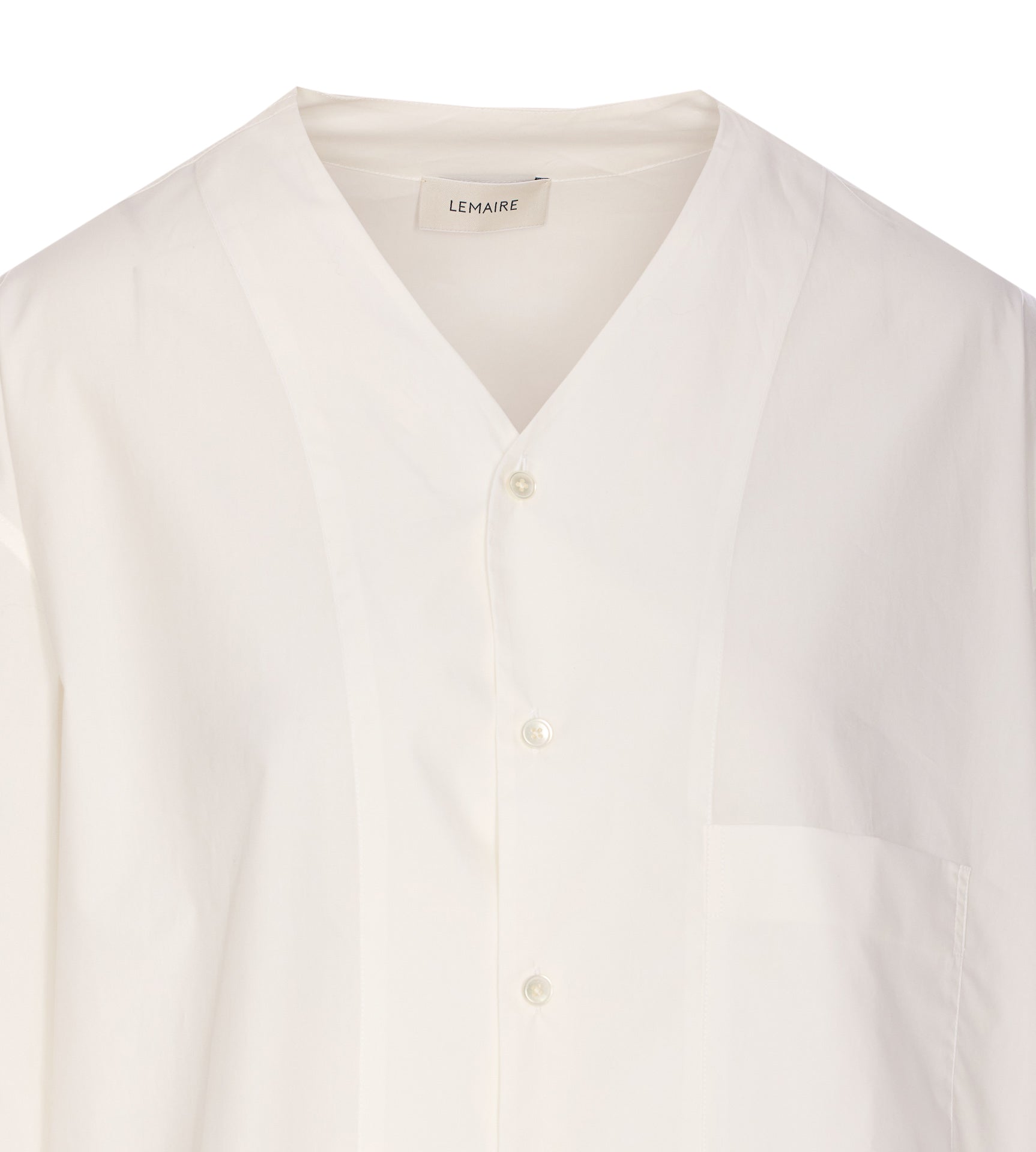 Lemaire Shirts White Cotton