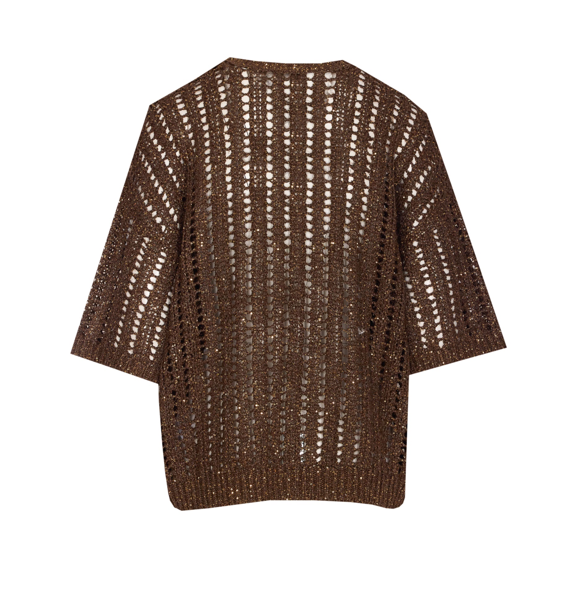 Brunello Cucinelli Sweaters Brown Silk