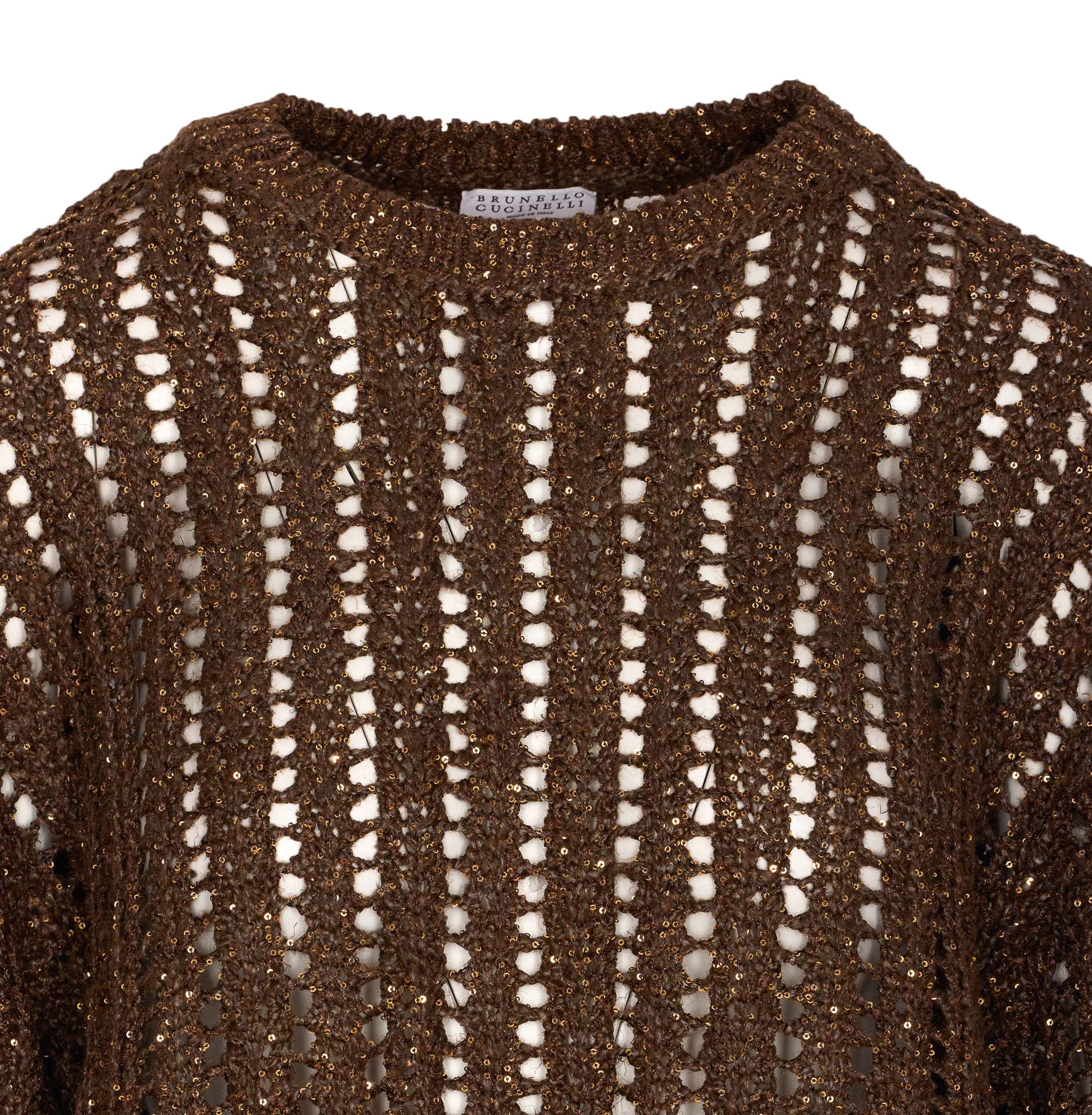 Brunello Cucinelli Sweaters Brown Silk
