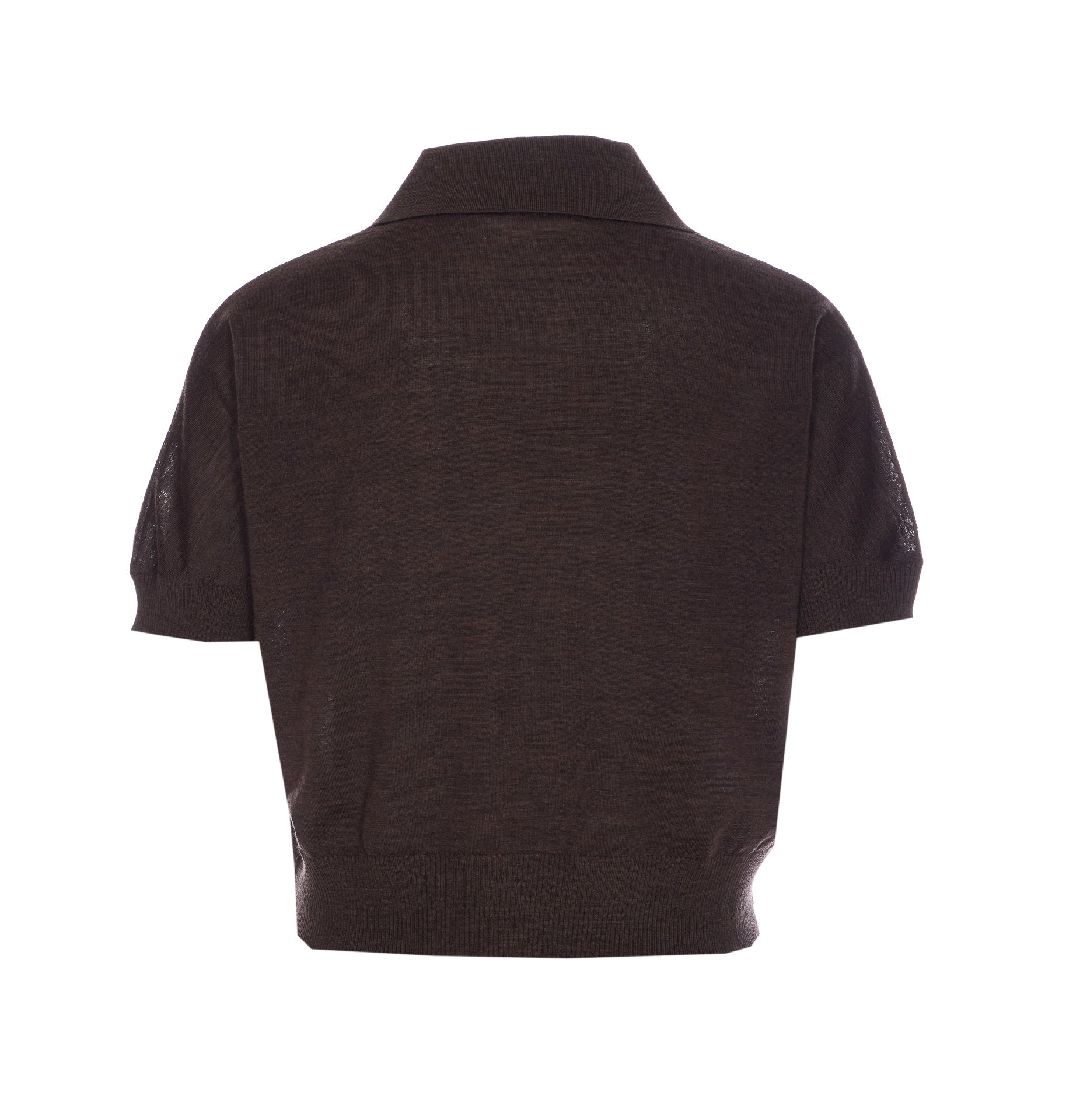 Khaite Top Brown Wool