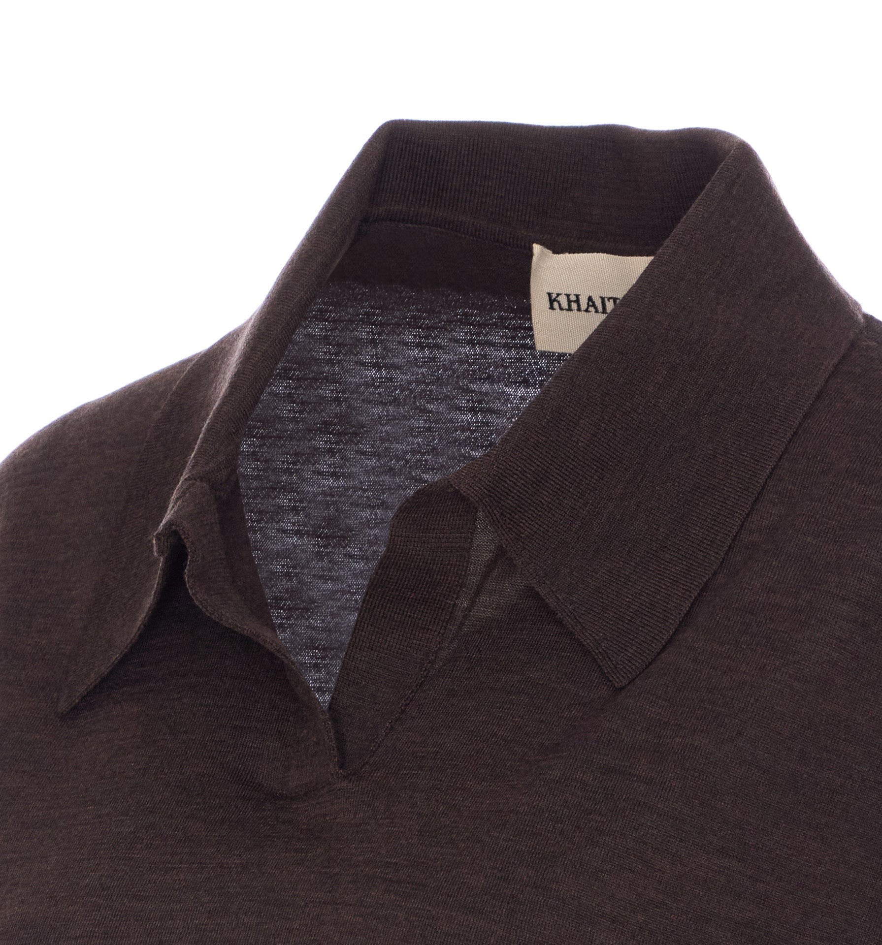 Khaite Top Brown Wool