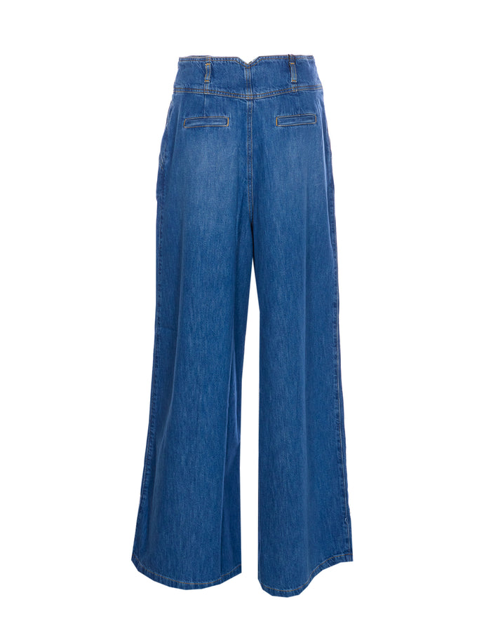Twin-Set Jeans Blue Cotton