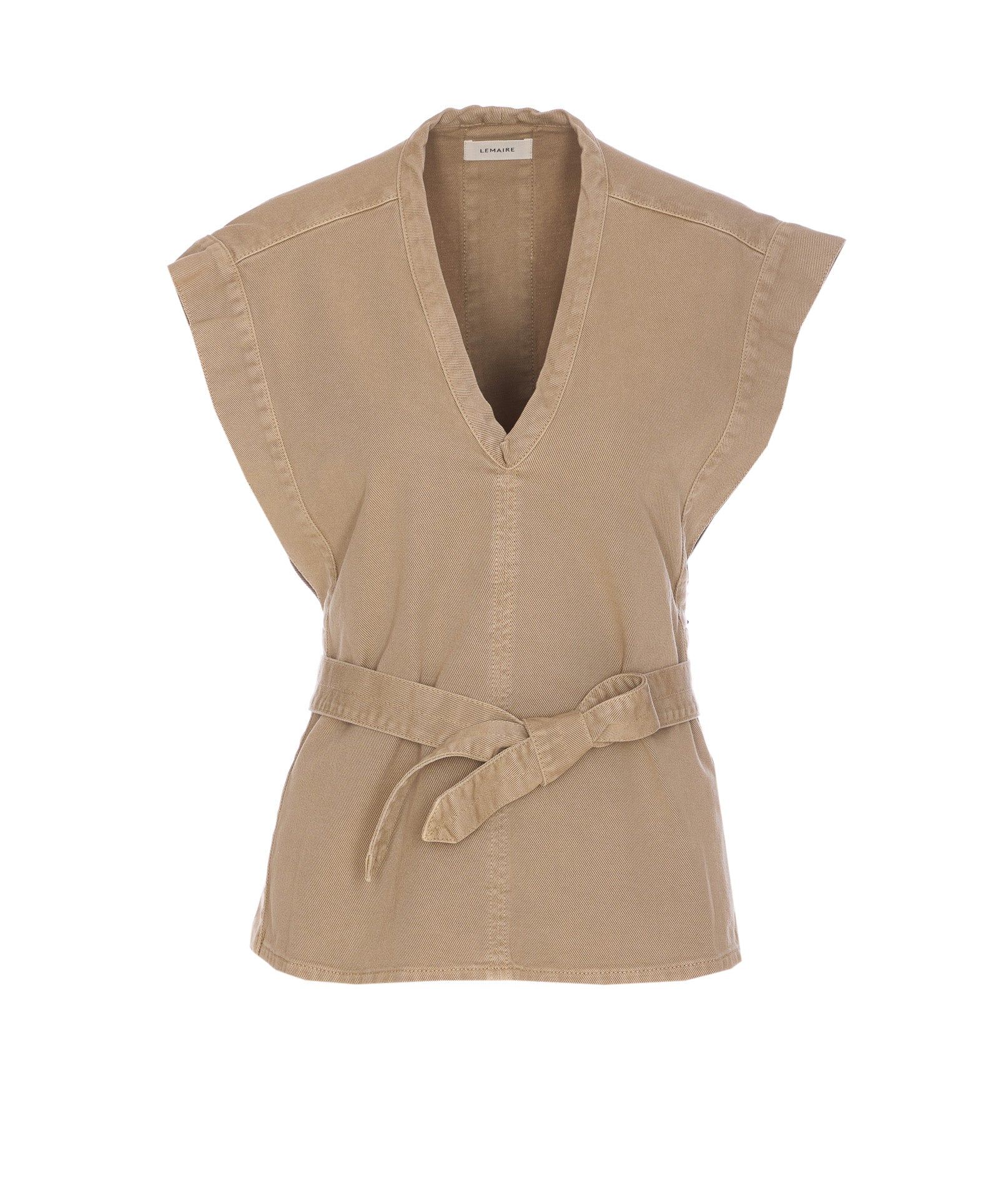 Lemaire Top Beige Cotton