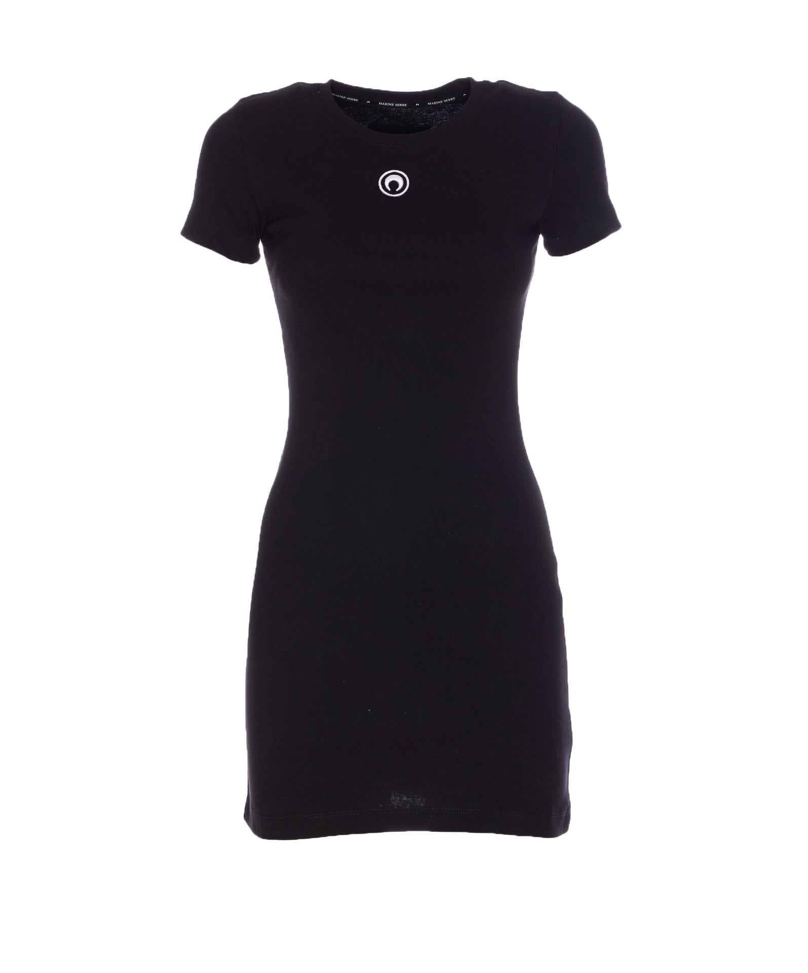 Marine Serre Dresses Black Organic Cotton