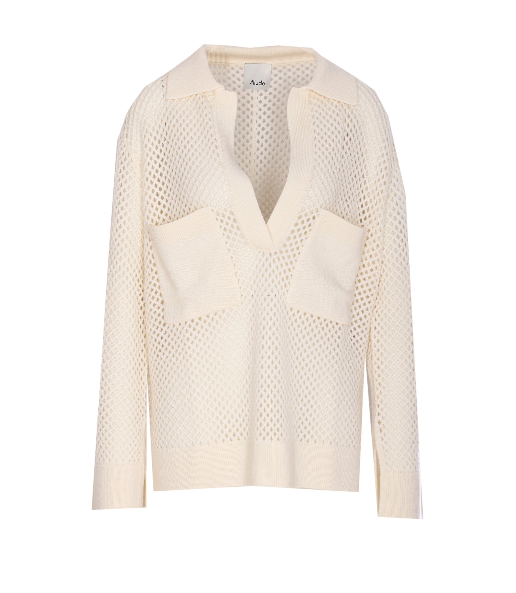 Allude Sweaters White Virgin Wool