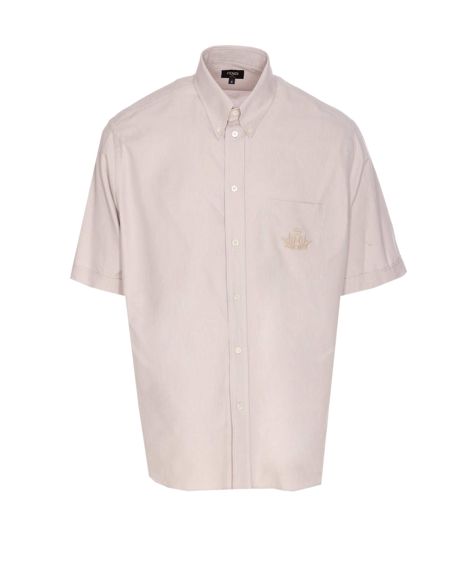 Fendi Shirts Beige Cotton