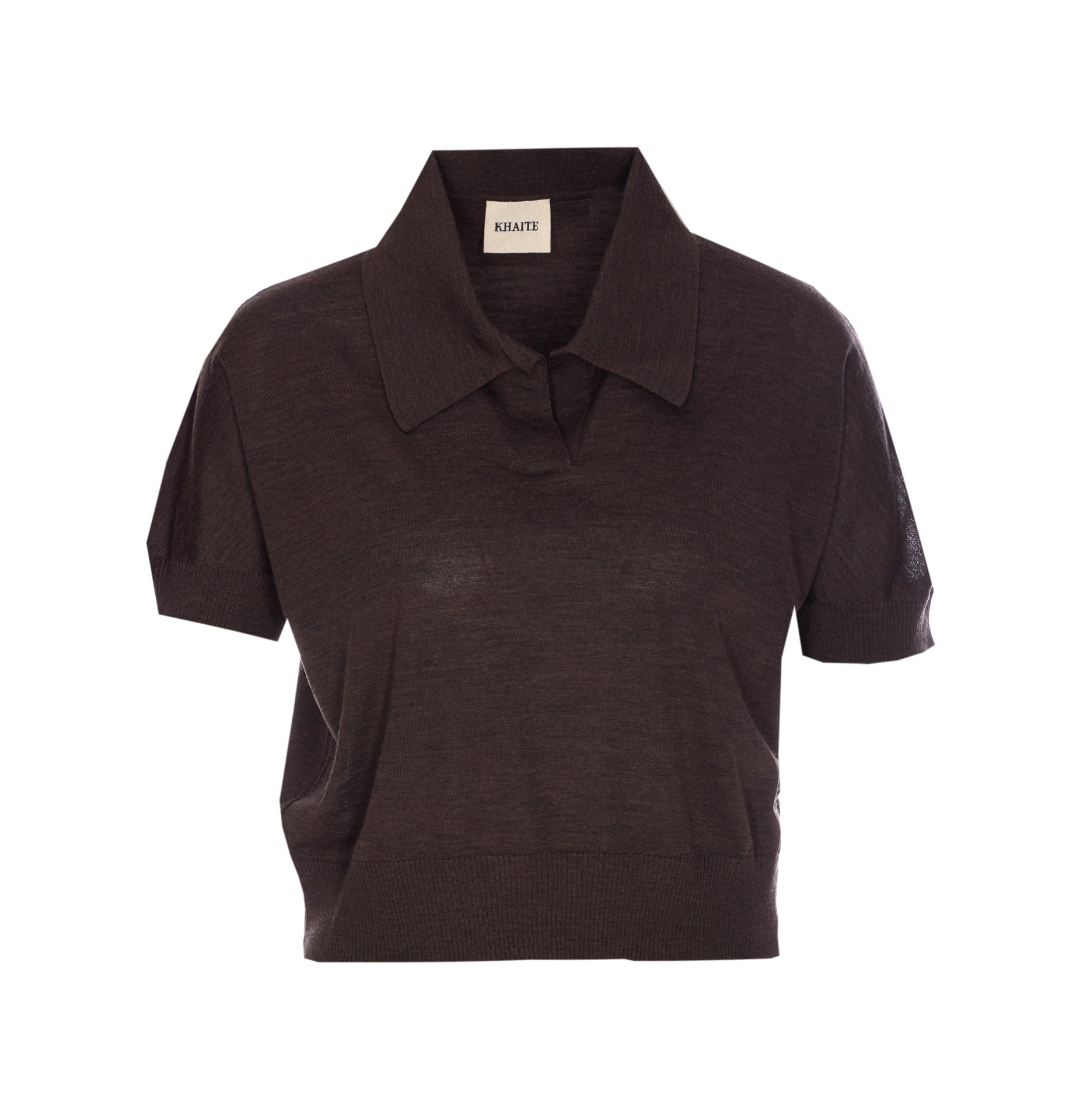 Khaite Top Brown Wool