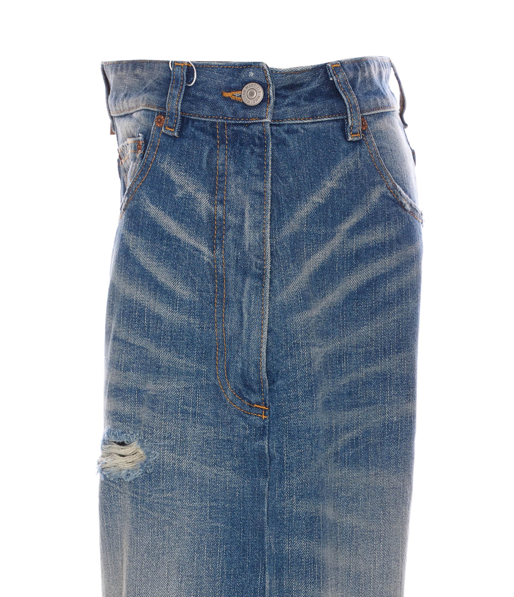 Mm6 Maison Margiela Jeans Blue Cotton