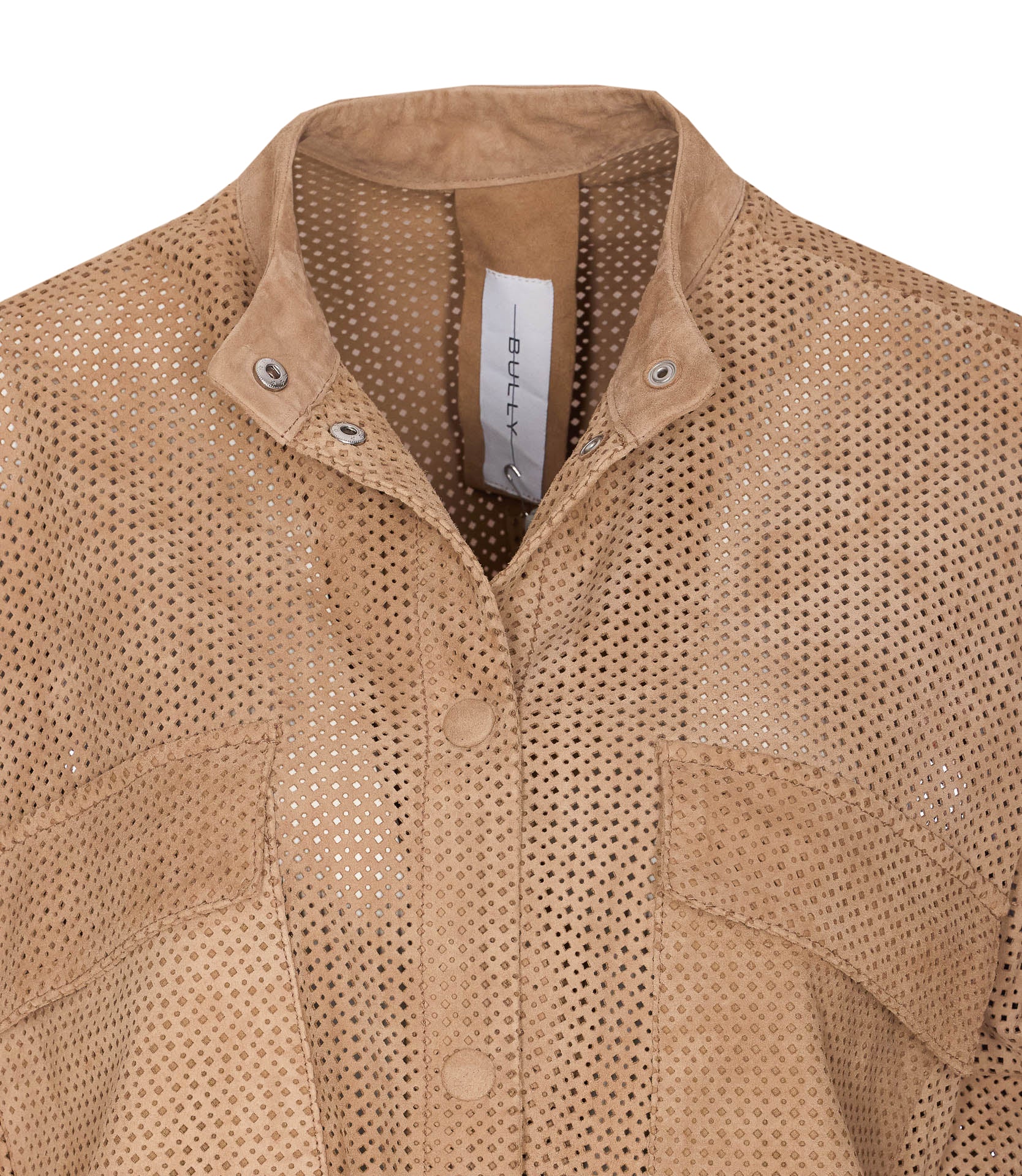 Bully Jackets Beige Genuine Leather
