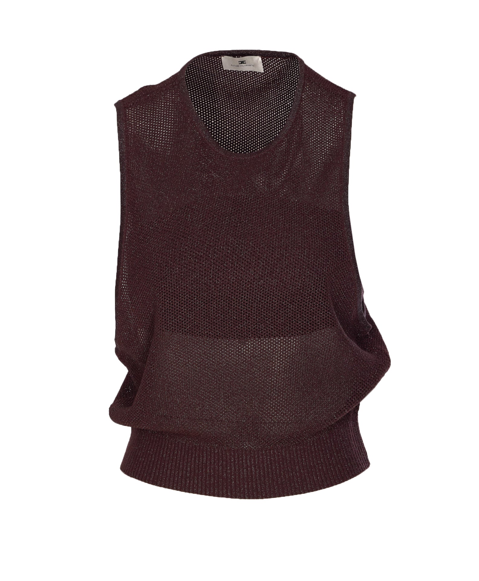Elisabetta Franchi Sweaters Brown Viscose
