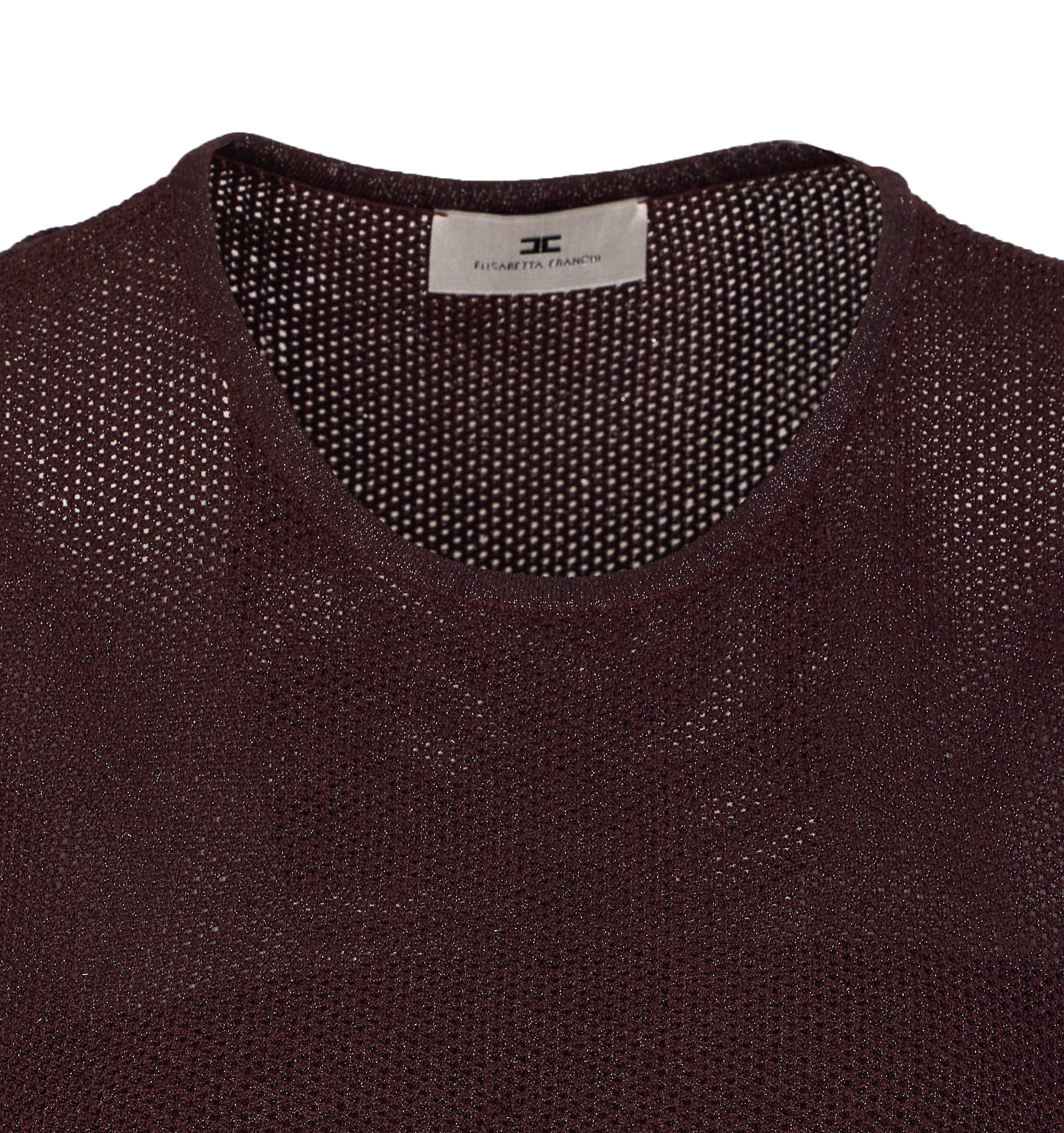 Elisabetta Franchi Sweaters Brown Viscose