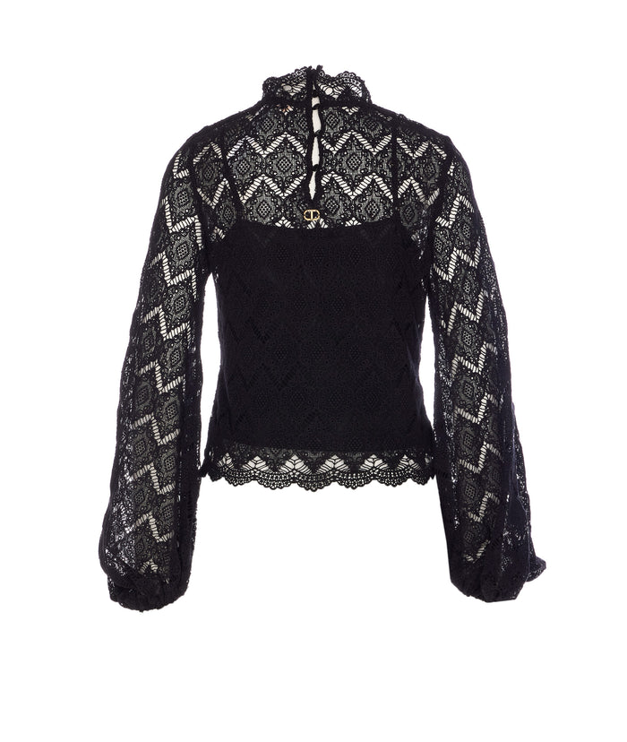 Twin-Set Shirts Black Cotton