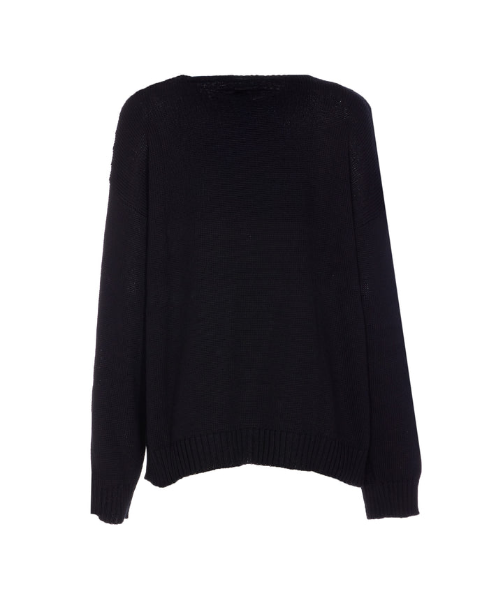 Aniye By Sweaters Black Cotton