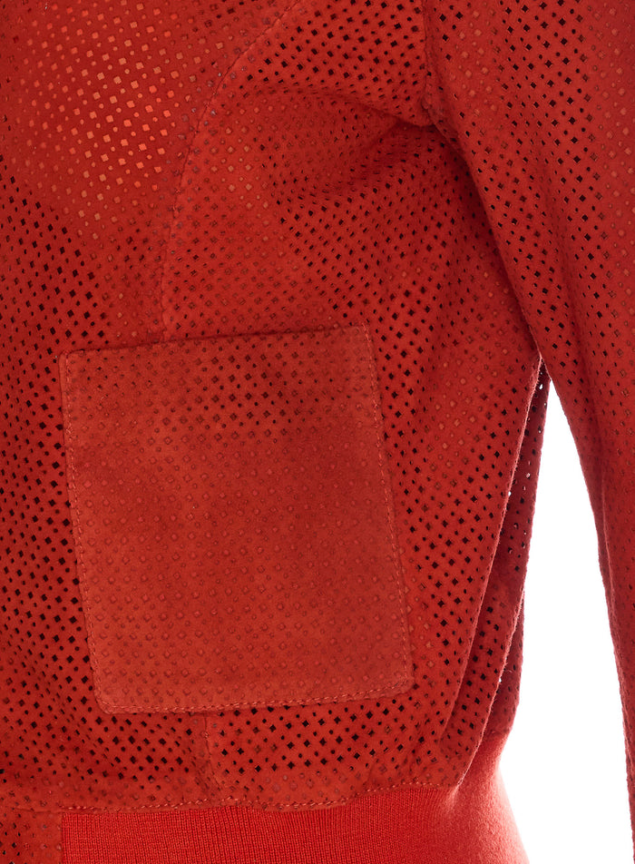 Bully Jackets Red Genuine Leather