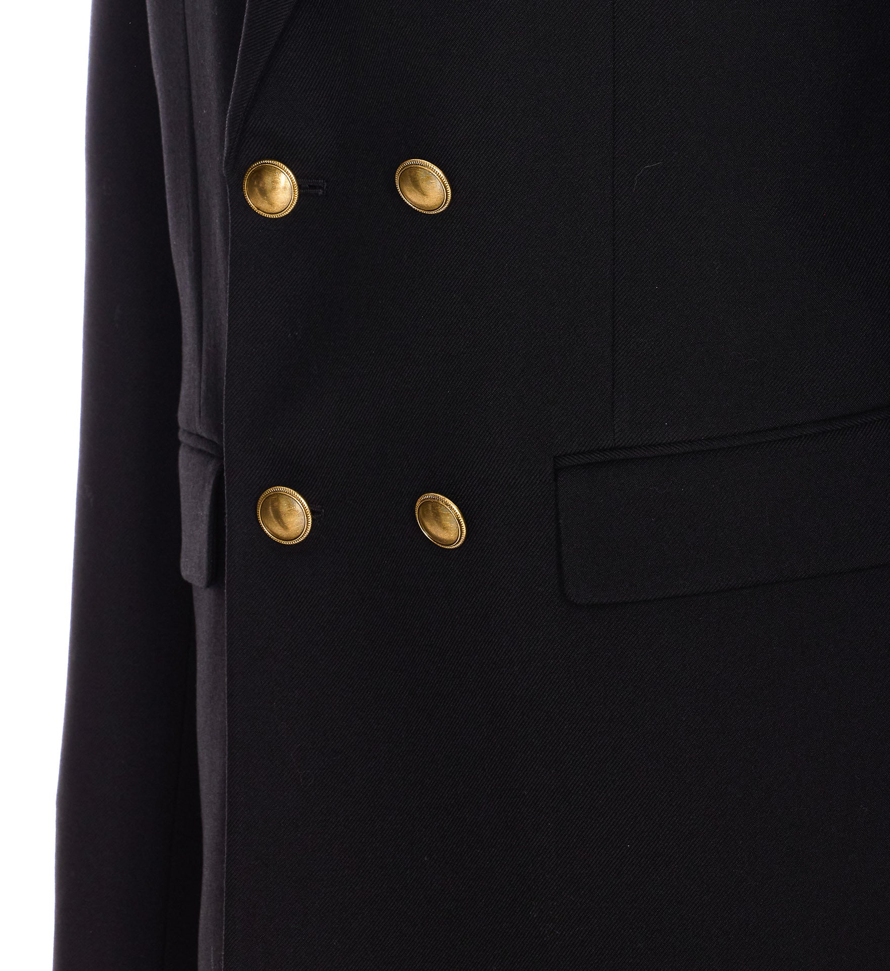 Saint Laurent Jackets Black Wool