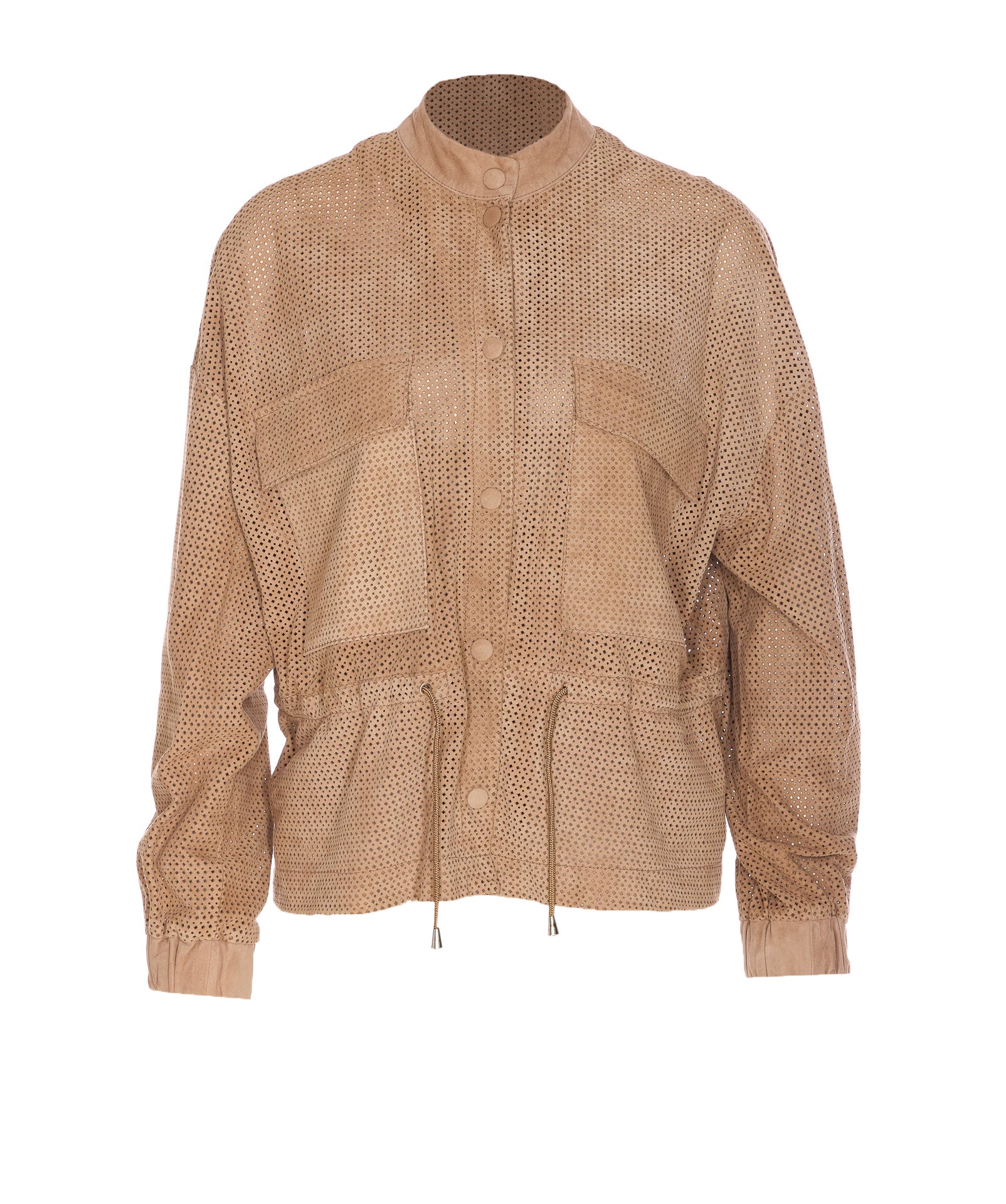 Bully Jackets Beige Genuine Leather