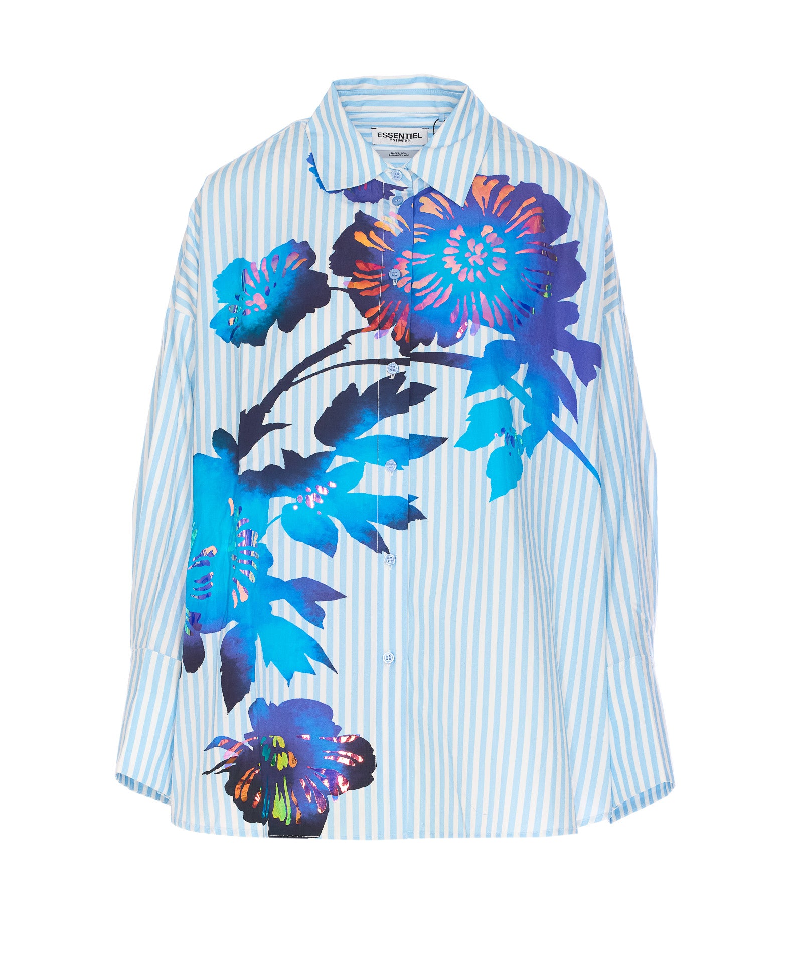 Essentiel Antwerp Shirts Blue Cotton
