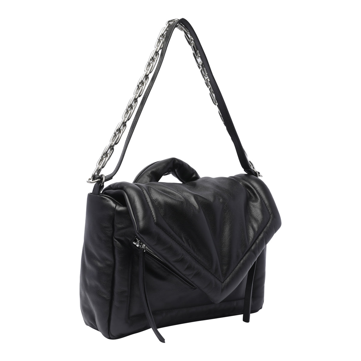 Vic Matie Bags Black Calf Leather