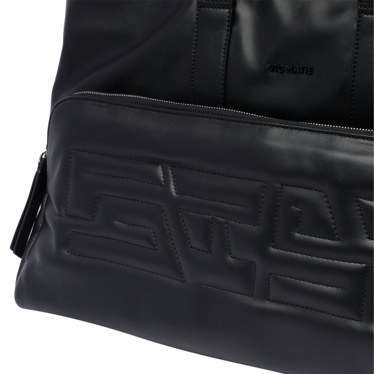 Vic Matie Bags Black Calf Leather