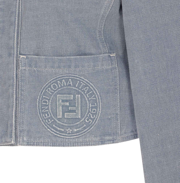 Fendi Jackets Grey Cotton