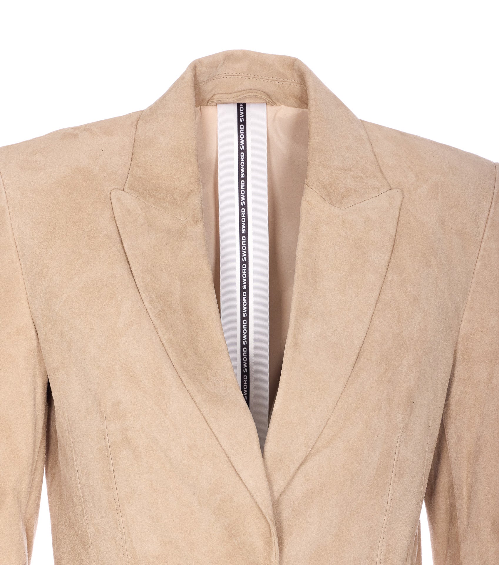Sword Jackets Beige Genuine Leather