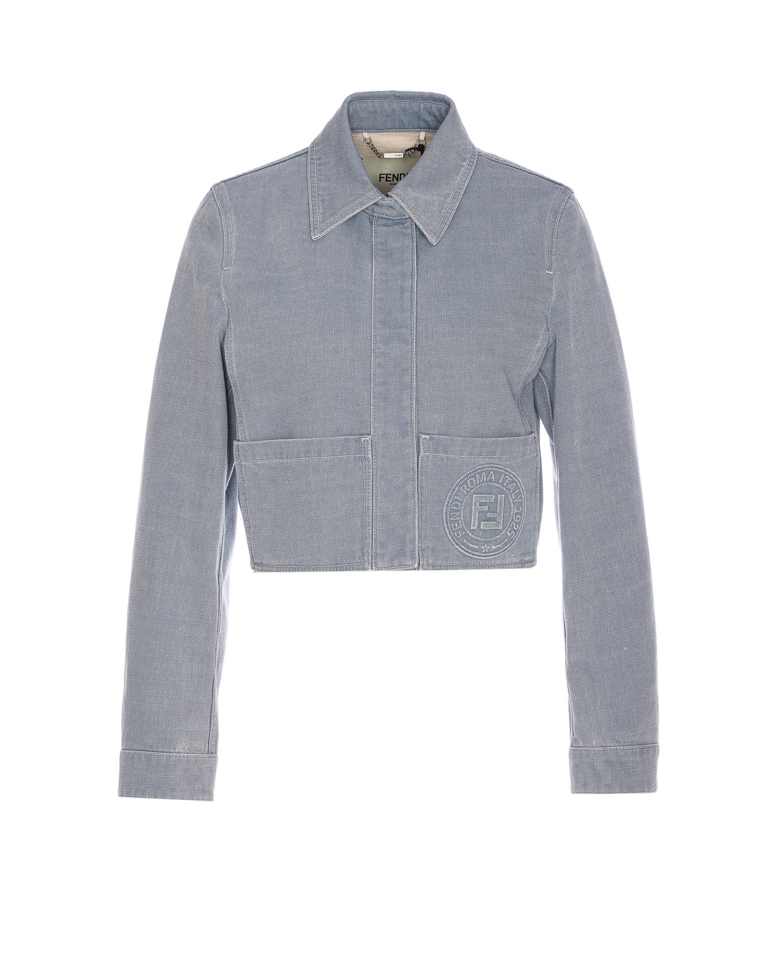 Fendi Jackets Grey Cotton