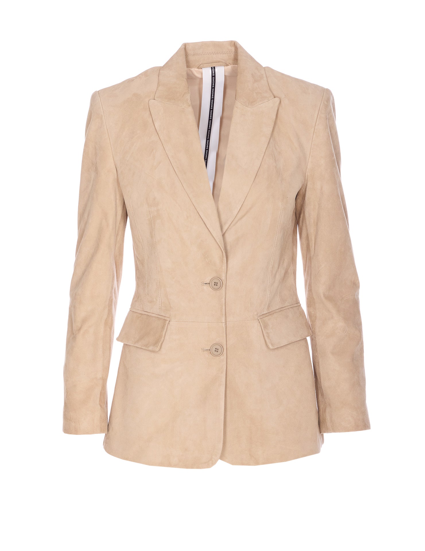 Sword Jackets Beige Genuine Leather