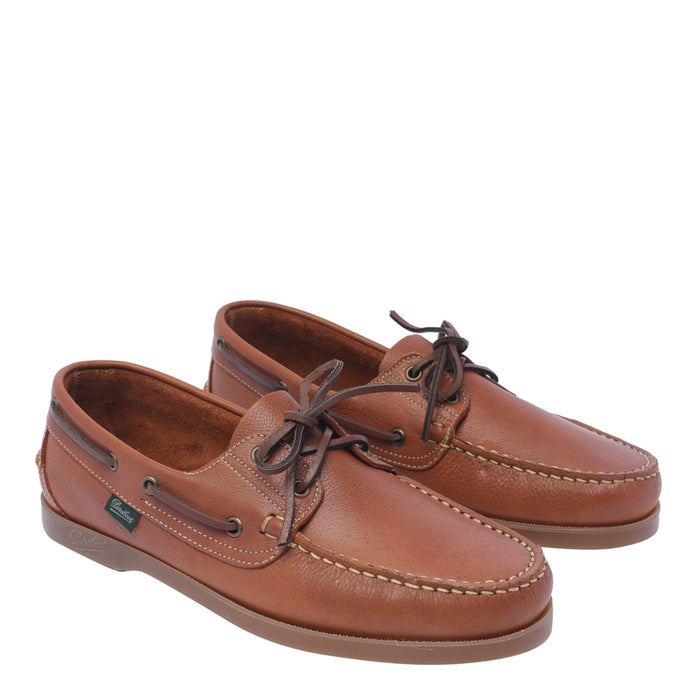 Paraboot Flat Shoes Brown Calf Leather/rubber Sole