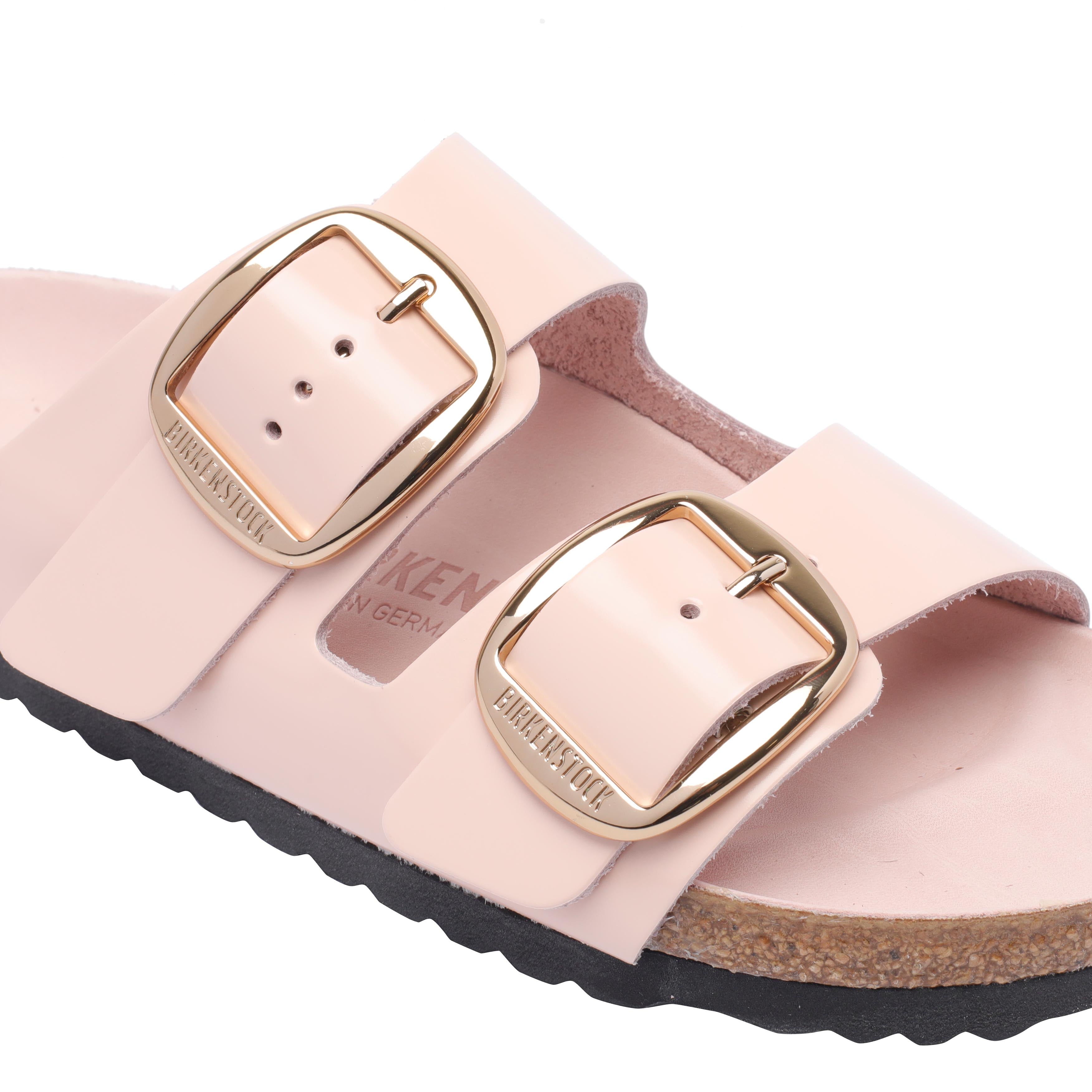 Birkenstock Sandals Pink Calf Leather/rubber Sole