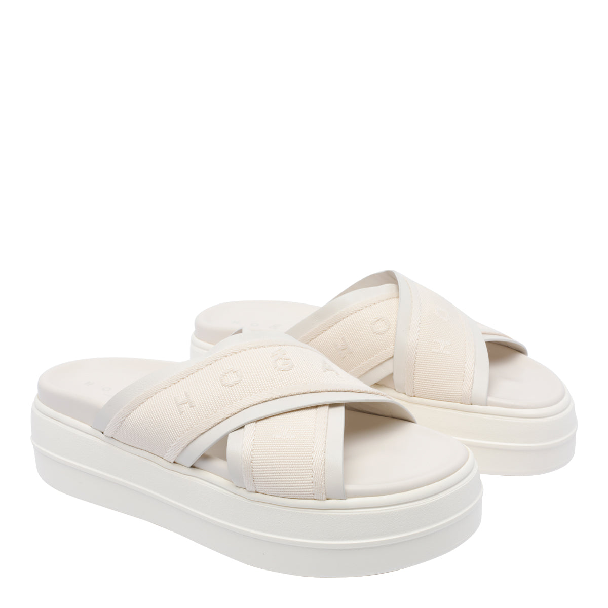 Hogan Sandals White