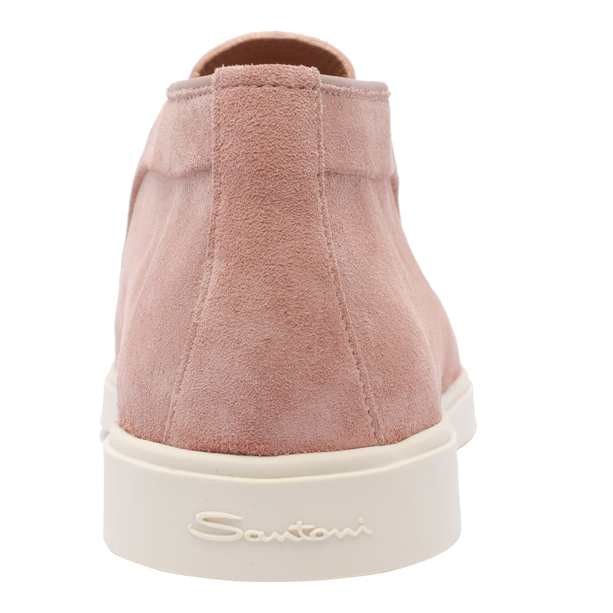 Santoni Flat Shoes Pink Suede