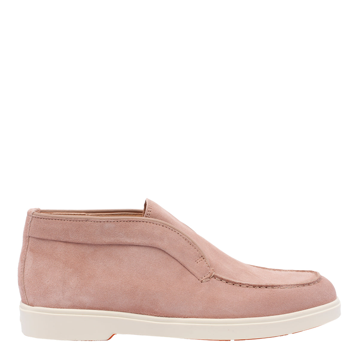 Santoni Flat Shoes Pink Suede