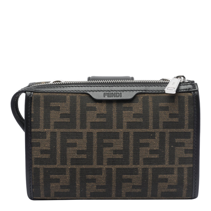 Fendi Bags Brown Fabric Calf Leather