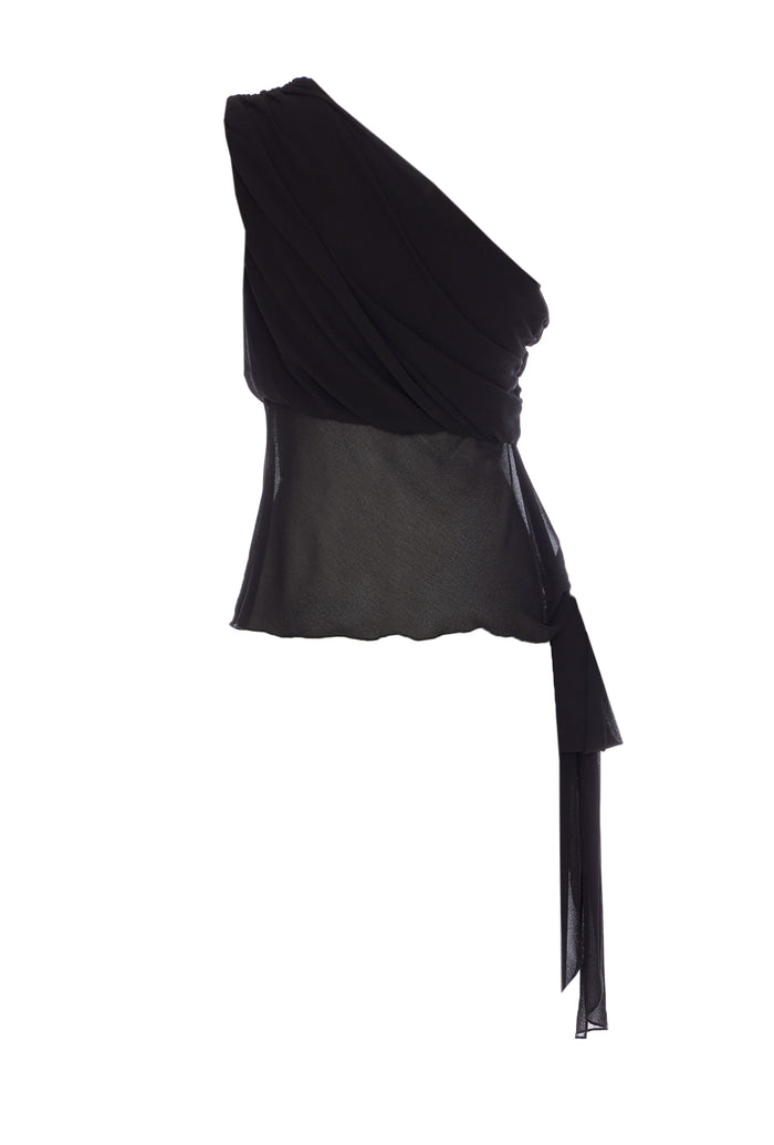 Eleh Top Black Polyester