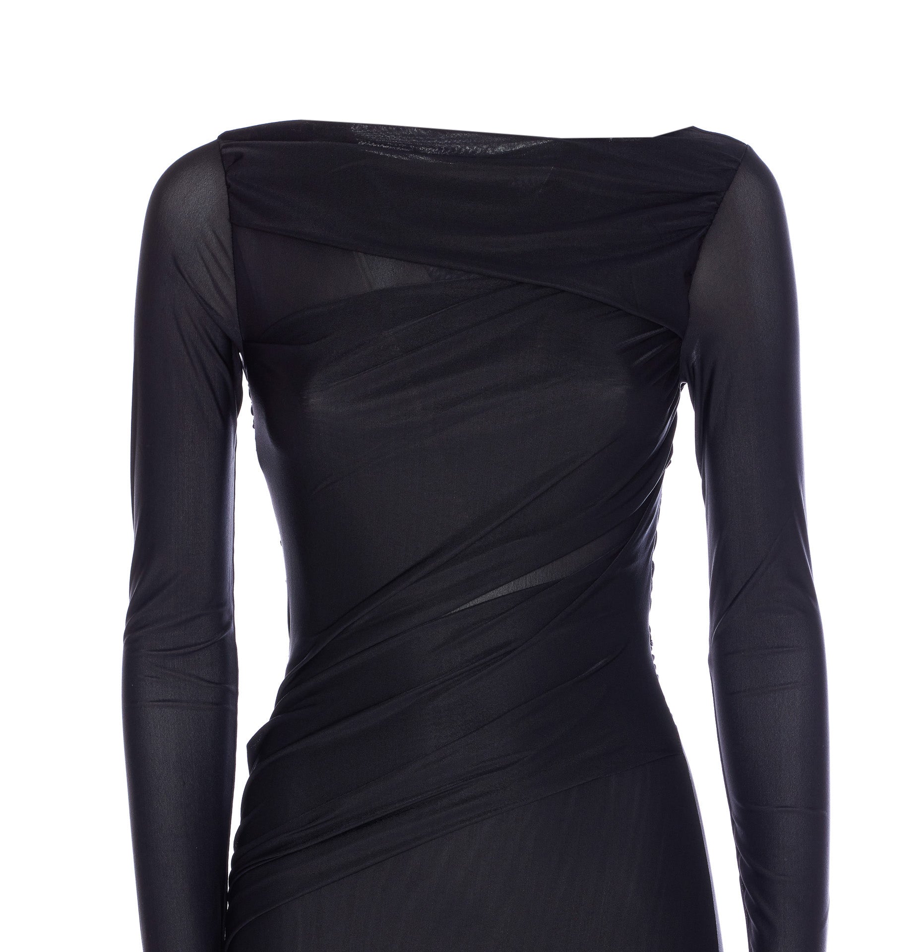 Pinko Dresses Black Nylon