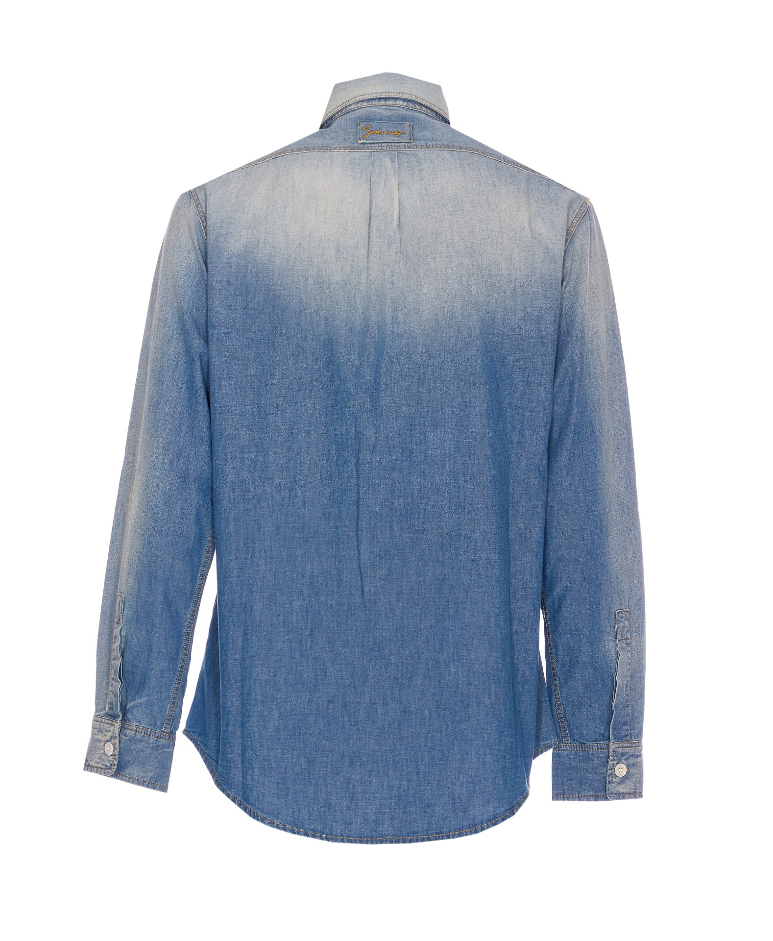 Givenchy Shirts Blue Cotton