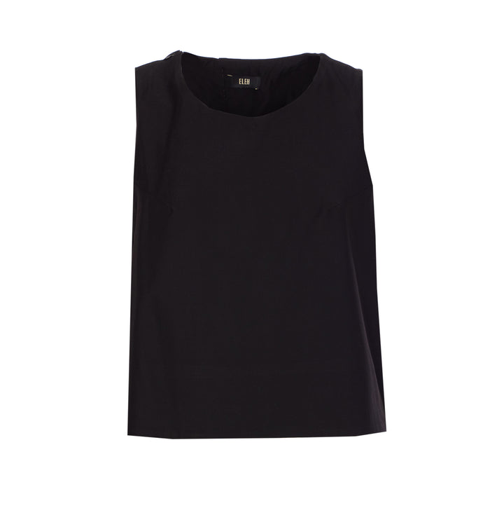 Eleh Top Black Cotton
