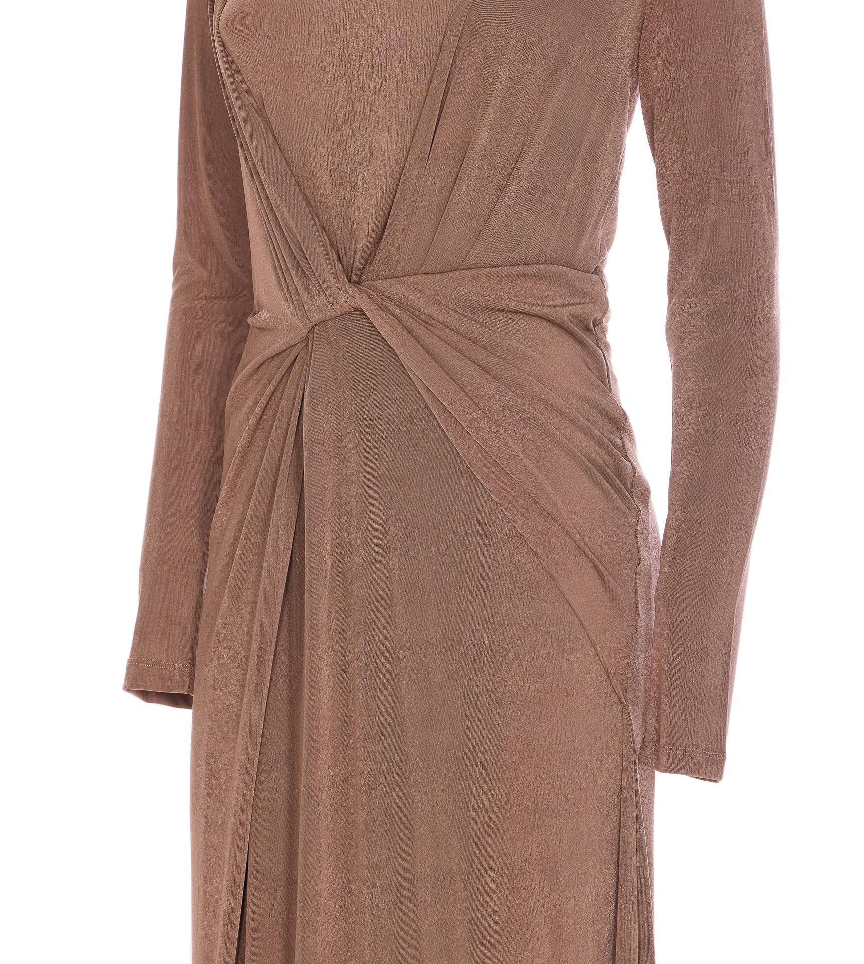 Eleh Dresses Beige Polyester