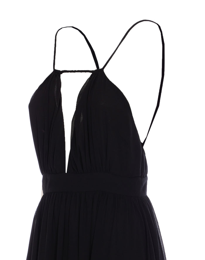 Eleh Dresses Black Polyester